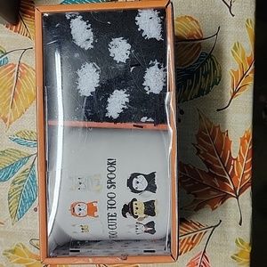 NIB Coffee Mug & Sock Gift Set Halloween Dogs "Too Cute To Spook"